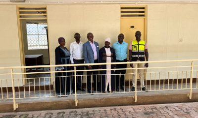 Prof. Barnabas Nawangwe (3rd Left) with other officials at Dag Hammarskjold Hall