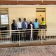 Prof. Barnabas Nawangwe (3rd Left) with other officials at Dag Hammarskjold Hall