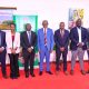 The Vice Chancellor, Prof. Barnabas Nawangwe (Centre) with the Chair-Prof. Winston Tumps Ireeta (3rd Right) and MUTIC Advisory Board Members Left to Right: Mr. Japheth Kawanguzi, Ms. Rhinah Akankunda, Dr. Peter Kimbowa, Dr. David Gonahasa, and Dr. Ivan Engoru after the inauguration on 24th July 2025. Official inauguration of the Advisory Board of Makerere University Technology and Innovation Centre (MUTIC) by the Vice Chancellor, Prof. Barnabas Nawangwe,24th July 2025, Main Building, Kampala Uganda, East Africa.
