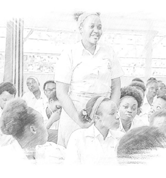 An illustration of students from Nabisunsa Girls’ School during a memorable tour of the School of Public Health at Makerere University on June 12, 2025. Ugandan Study Flags Girls and Senior Students as a Mental Health High-Risk Group. Makerere University School of Public Health (MakSPH), Kampala Uganda, East Africa.