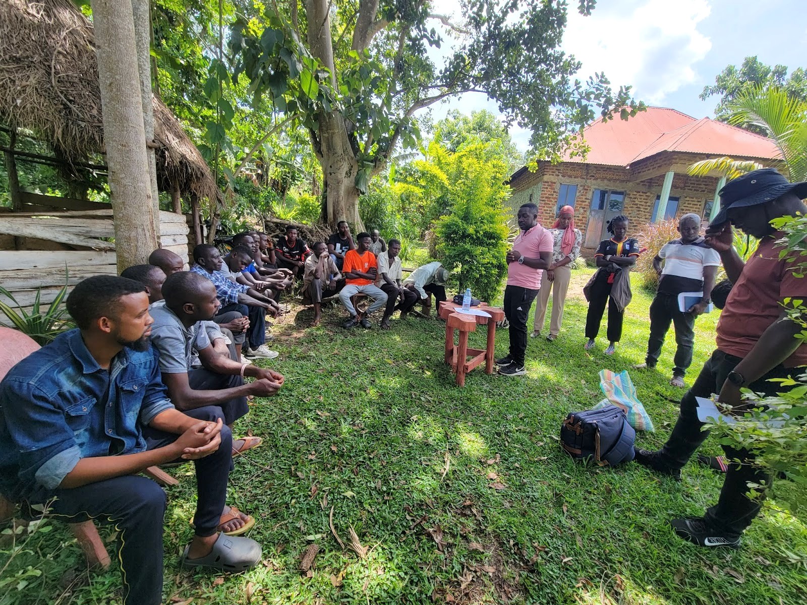 Focused group discussions held with the male and female groups within Bigodi Trading Centre near Kibale Forest National Park. DAAD-funded project course conducted under the collaborative partnership between Makerere University, Kampala Uganda, East Africa and Rhein-Waal University of Applied Sciences (Germany), emphasizing sustainability, conservation, and community engagement, annual field course, 26th May to 3rd June 2025, Makerere University Biological Field Station (MUBFS), Kibale National Park.