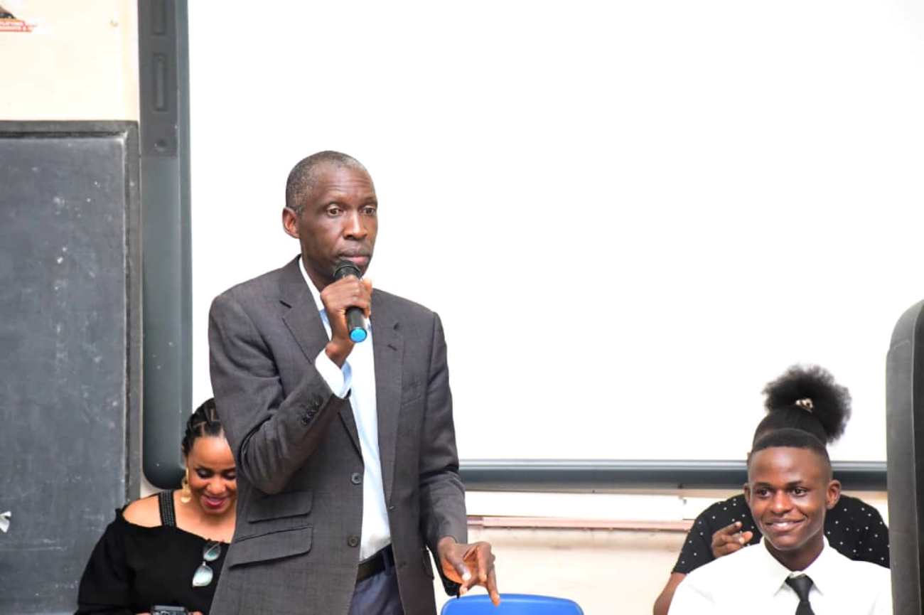 The Principal CEES, Prof. Anthony Muwagga Mugagga. School of Education, College of Education and External Studies (CEES) freshers’ orientation, School of Education Conference Hall, 8th August 2025, Makerere University, Kampala Uganda, East Africa.