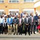 Prof. James Wokadala (4th Right) poses for a group photo with participants at the dissemination workshop on 29th August 2025. College of Business and Management Sciences (CoBAMS) and the Copenhagen Business School, in partnership with Uganda Small Scale Industries Association, dissemination workshop on Firm Formalization and Sustainable Development, 29th August 2025, CoBAMS Conference Hall, Makerere University, Kampala Uganda, East Africa.