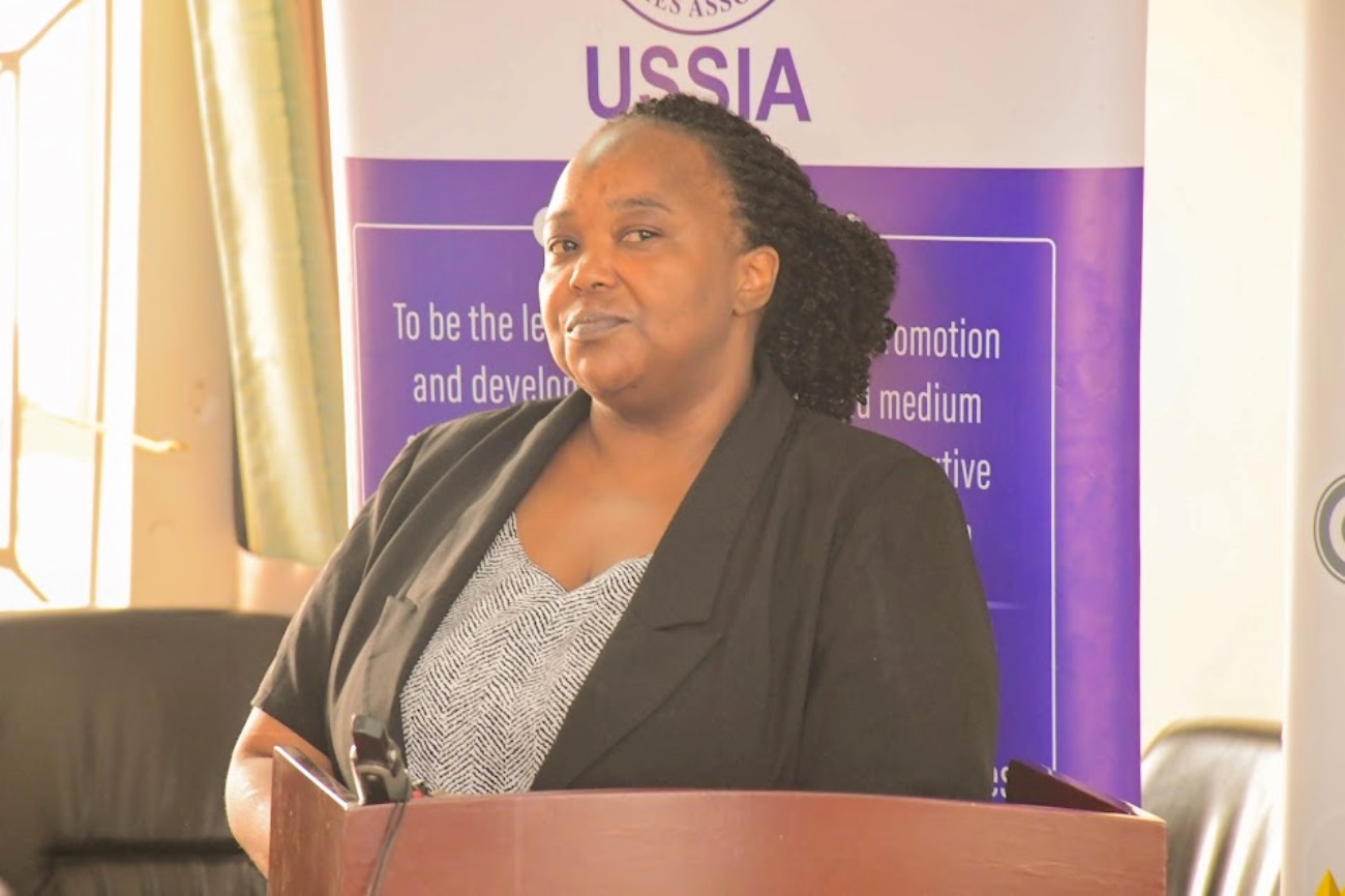 Ms. Veronica Namwanje. College of Business and Management Sciences (CoBAMS) and the Copenhagen Business School, in partnership with Uganda Small Scale Industries Association, dissemination workshop on Firm Formalization and Sustainable Development, 29th August 2025, CoBAMS Conference Hall, Makerere University, Kampala Uganda, East Africa.