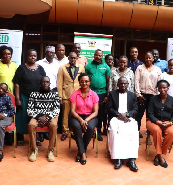 Some of the stakeholders in a group photo after the dissemination workshop. Dissemination by EfD-Mak Centre at Makerere University of study “Differences in COVID-19 Effects on Food Security and Adaptive Strategies among the Urban Poor: Experiences from Uganda and Tanzania”, conducted between 2022 and 2023 in collaboration with EfD Tanzania, Tick Hotel Kawempe Division, Kampala Uganda, East Africa.