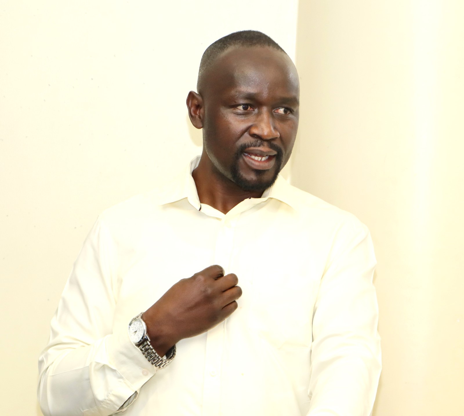 Dr. Patrick Byakagaba speaking during the seminar. Prof. Mark Purdon seminar and launch of his new book "The Political Economy of Climate Finance Effectiveness in Developing Countries: Carbon Markets, Climate Funds, and the State" hosted by the Environment for Development (EfD) Makerere Centre, 27th August 2025, Yusuf Lule Central Teaching Facility, Makerere University, Kampala Uganda, East Africa.