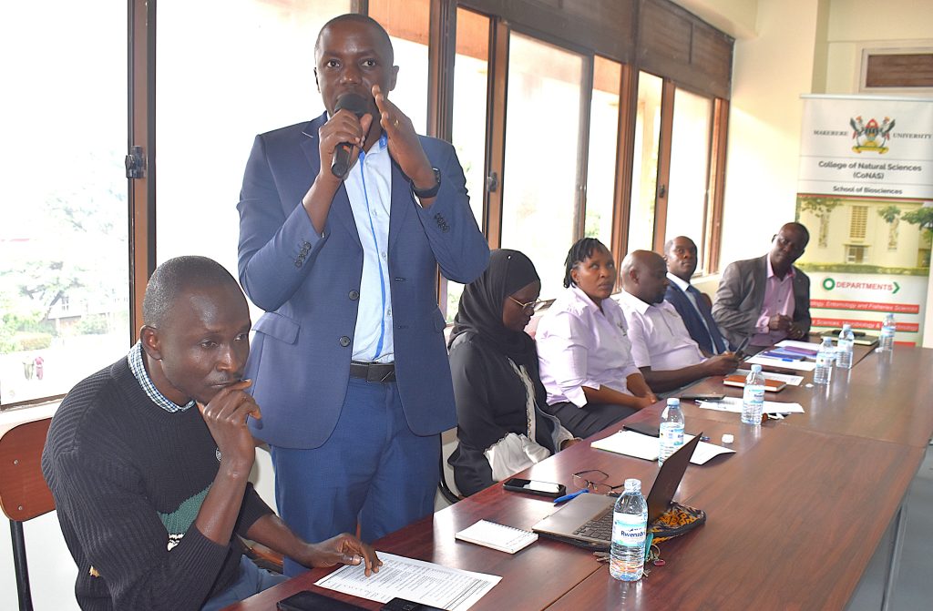 Dr. Godwin Anywar represented the Head, Department of Plant Sciences, Microbiology, and Biotechnology. College of Natural Sciences (CoNAS) orientation ceremony to acquaint new students with College structures, academic programmes, services, and, its contribution to the University’s core functions, 6th August 2025, JICA Building, Makerere University, Kampala Uganda, East Africa.