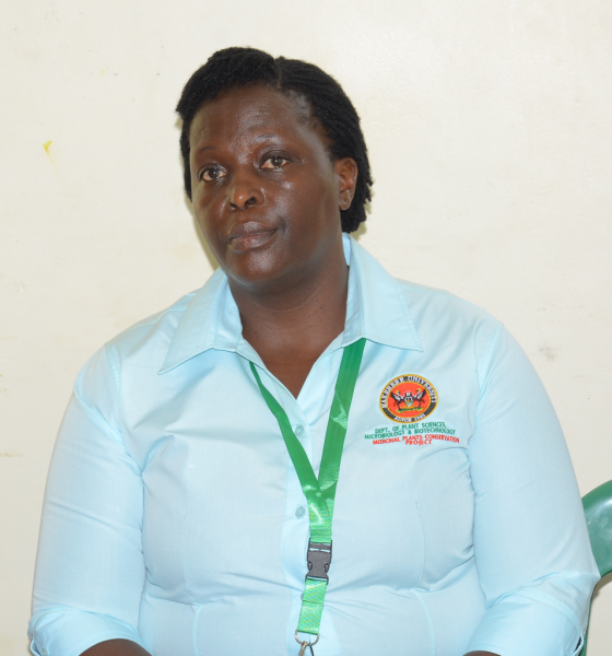 The PI, Dr Patience Tugume at the research dissemination workshop in Namutumba District on 23rd July 2025. Researchers led by Dr Patience Tugume, Department of Plant Sciences, Microbiology, and Biotechnology, College of Natural Sciences (CoNAS) documented 174 medicinal plant species under project “Knowledge, Attitudes, and Conservation of Commonly Traded Medicinal Plants in a Climate-Changing Environment in Eastern Uganda,” funded by Government of Uganda through the Makerere University Research and Innovations Fund (MakRIF), research dissemination workshop, 23rd July 2025, Namutumba District, Uganda East Africa.
