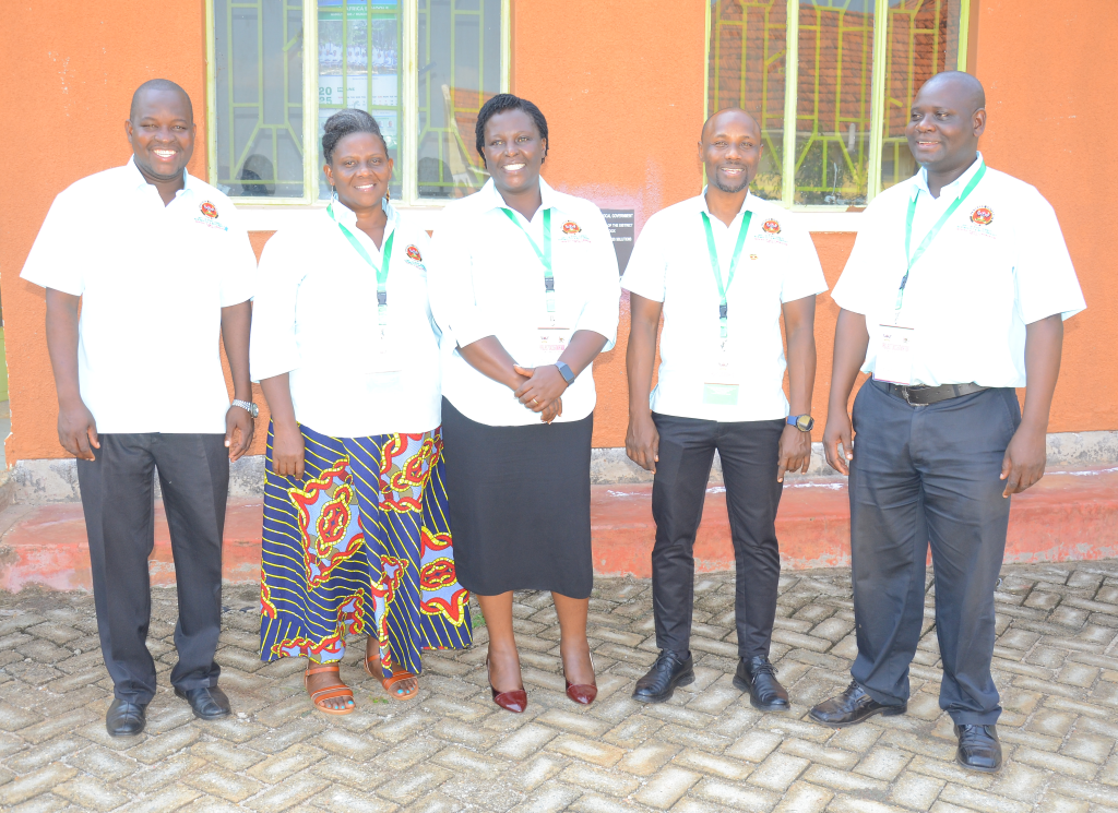 The MakRIF research Team. Left to right: Mr. Ronald Muwanika, Dr Savina Asiimwe, Dr Patience Tugume (Principal Investigator), Dr Abubakar Sadik Mustafa, and Dr Abdul Walusansa. Researchers led by Dr Patience Tugume, Department of Plant Sciences, Microbiology, and Biotechnology, College of Natural Sciences (CoNAS) documented 174 medicinal plant species under project “Knowledge, Attitudes, and Conservation of Commonly Traded Medicinal Plants in a Climate-Changing Environment in Eastern Uganda,” funded by Government of Uganda through the Makerere University Research and Innovations Fund (MakRIF), research dissemination workshop, 23rd July 2025, Namutumba District, Uganda East Africa.