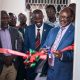 (R-L) VC Makerere University Prof. Barnabas Nawangwe, GLAVmeds' Dr. Johnson Ouma, CoVAB Principal Prof. Frank Norbert Mwiine, CEBIGH's Dr. Enoch Matovu, Dean SBLS, Dr. Claire M. Mugasa, Dean SVAR Prof. Robert Tweyongyere at the commissioning of the RTC Lab at CoVAB on Friday, 1st August 2025. Prof. Barnabas Nawangwe, officially inaugurates newly upgraded Research Centre for Tropical Diseases and Vector Control (RTC) Lab at the College of Veterinary Medicine, Animal Resources and Biosecurity (CoVAB), Monitoring of Ticks and Acaricide Resistance in Uganda (MoTAR) project, with support from the Global Alliance for Livestock Veterinary Medicines (GALVmed), 1st August 2025, Makerere University, Kampala Uganda, East Africa.