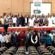 Prof. Buyinza Mukadasi (Front Row Centre) with officials and some of the Postgraduate Students that attended the orientation on 11th August 2025. Orientation for Postgraduate students held at the Yusuf Lule Central Teaching Facility Auditorium on 11th August 2025, Makerere University, Kampala Uganda, East Africa.