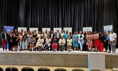 Prof. Sarah Ssali (Seated 3rd Right) with officials and participants during the Women in Business training on 20th August 2025. Institute of Gender and Development Studies in partnership with the United Nations Development Programme (UNDP), training program focusing on procurement and business development for women in business, 20th August 2025, Yusuf Lule Central Teaching Facility Auditorium, Makerere University, Kampala Uganda, East Africa.