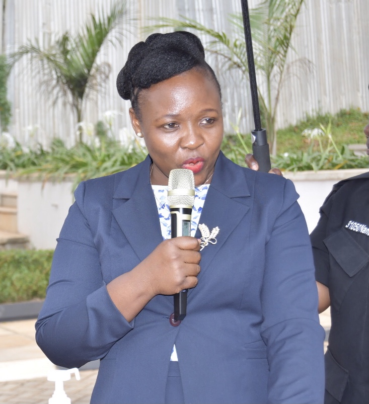 The Chief Guest - Hon. Lady Justice Sarah Langa-Siu. Orientation for the law freshmen and women 7th August 2025 with guest speakers: Hon. Medard Lubega Sseggona (Senior Partner-Lukwago and Co. Advocates; MP Busiro County East, Dr. Patricia Acan Okiria (Deputy Inspector General of Government) and Hon. Lady Justice Sarah Langa-Siu (Judge of the High Court of Uganda) who was the Chief Guest, Makerere University, Kampala Uganda, East Africa.