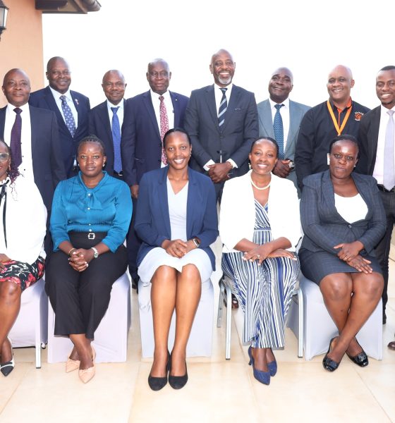 Members of the PIM CoE Steering Committee pose for a group photo during their meeting on 4th September 2025. Public Investment Management Centre of Excellence (PIM CoE) Makerere University Steering Committee meeting, 4th September 2025 at Mestil Hotel, Kampala Uganda, East Africa.