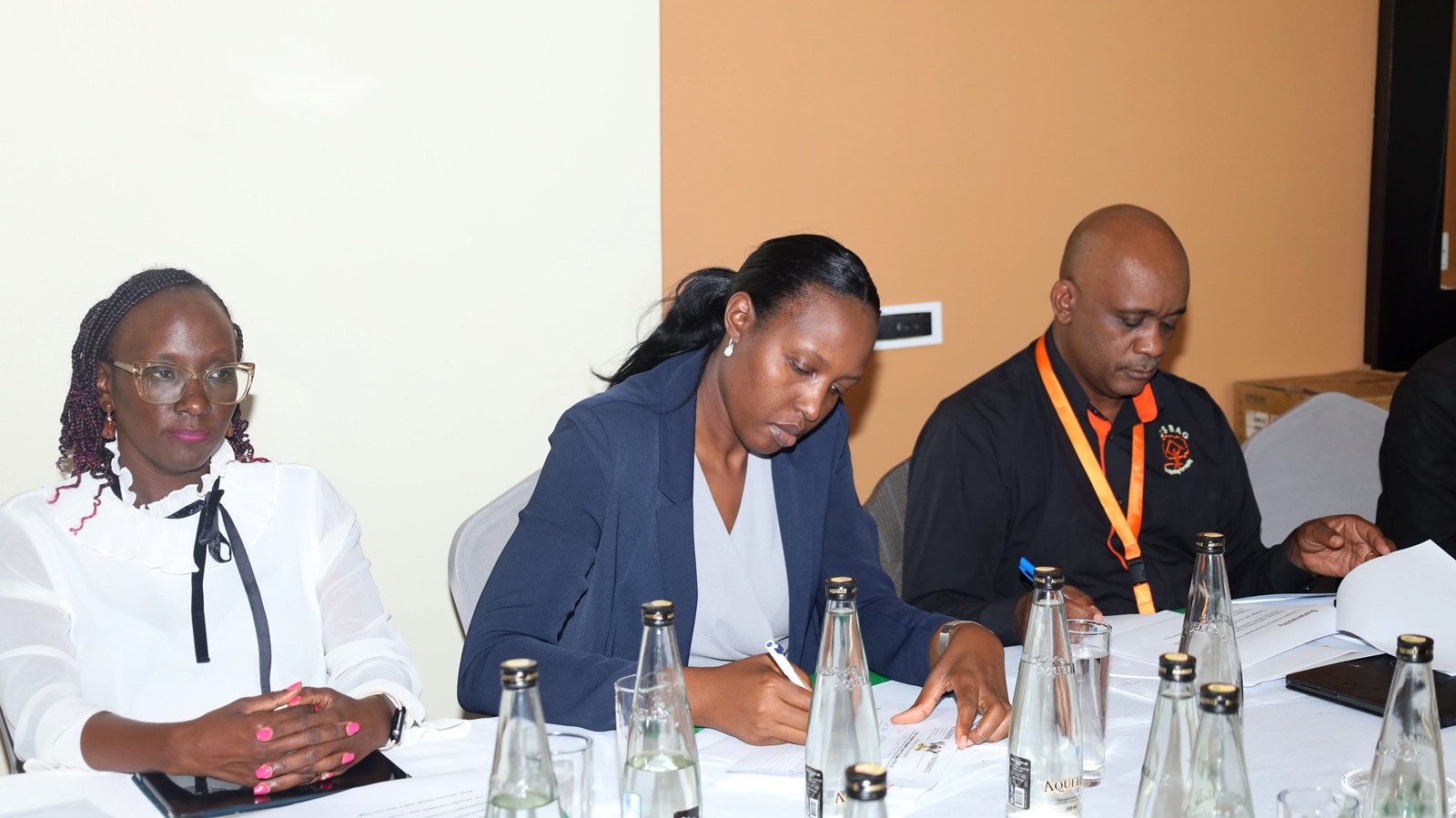 Steering Committee Members and part of the Secretariat at the meeting. Public Investment Management Centre of Excellence (PIM CoE) Makerere University Steering Committee meeting, 4th September 2025 at Mestil Hotel, Kampala Uganda, East Africa.