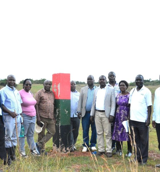 CoVAB Leadership led by Prof. Frank Nobert Mwiine, together with the Makerere University Council Audit Committee led by Mr. Amon Muteganda inspected the boundaries of Buyana Stock Farm. Farm Manager Buyana Stock Farm under College of Veterinary Medicine, Animal Resources and Biosecurity (CoVAB), Makerere University, Kampala Uganda, East Africa, handover of leadership from Dr. Mathias Wasswa to Ms. Nansubuga Frances in Mpigi District, 28th August 2025.