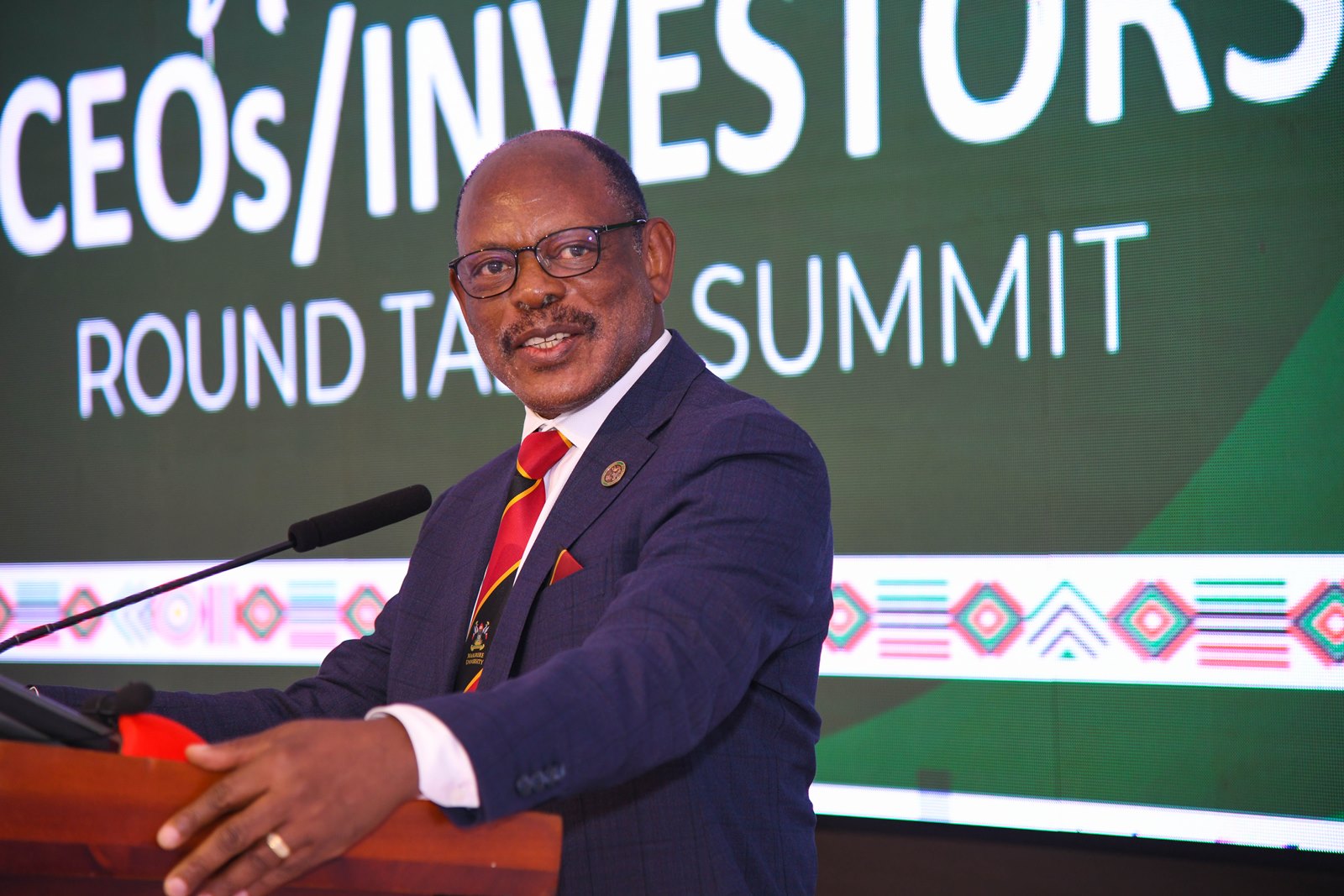 Prof. Barnabas Nawangwe. Makerere University Convocation (MUC) first-ever CEOs/Investors’ Round Table Summit, 2nd September 2025, Convocation House, Edge Road, Kampala Uganda, East Africa.