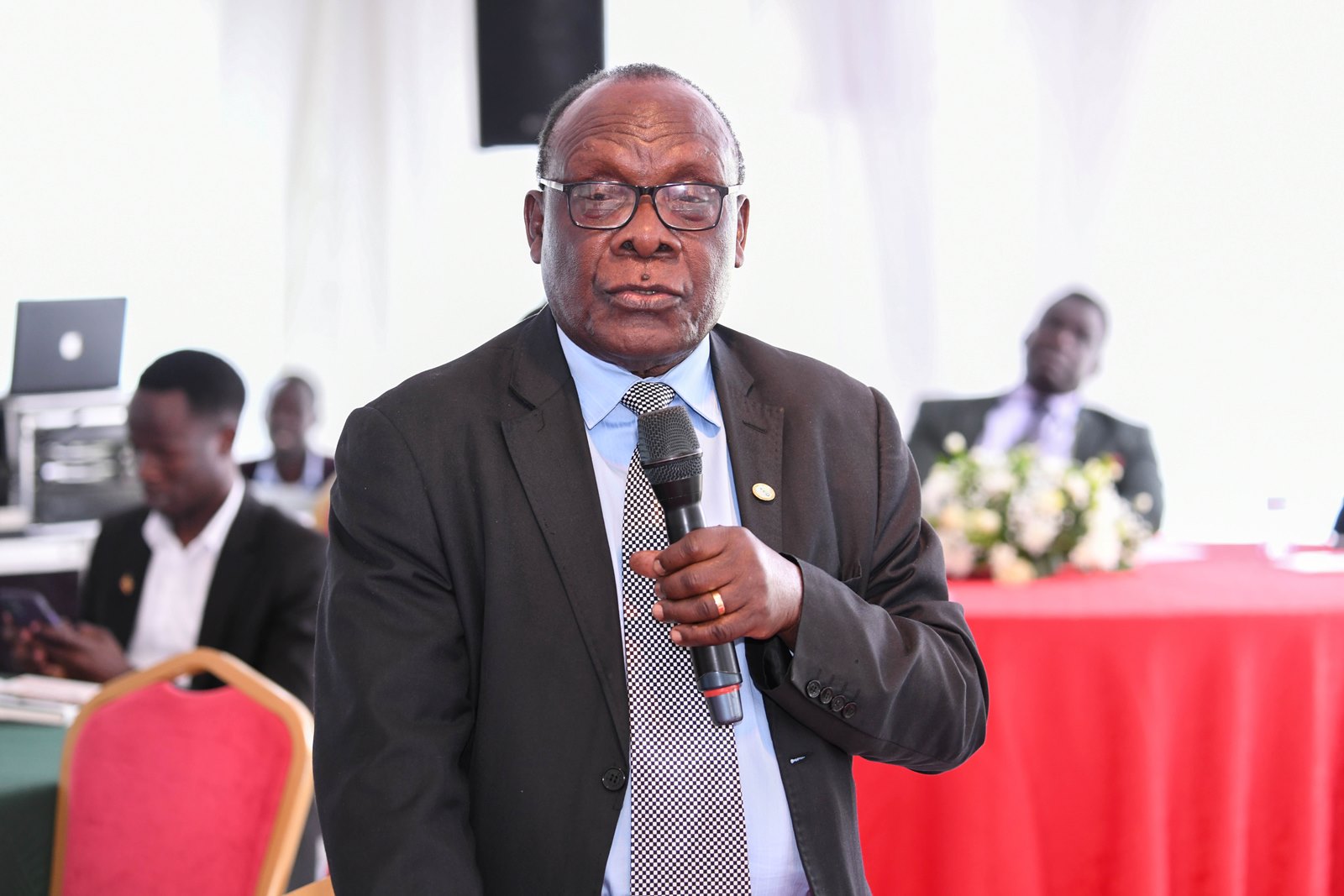 Prof. Eriabu Lugujjo. Makerere University Convocation (MUC) first-ever CEOs/Investors’ Round Table Summit, 2nd September 2025, Convocation House, Edge Road, Kampala Uganda, East Africa.
