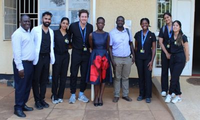 Group photo at Centre for Maternal, Newborn, and Child Health Research at Makerere University School of Public Health led by Associate Professor Peter Waiswa, alongside Graduate biomedical engineers from the Centre for Biomedical Innovation and Design (CBID) at Johns Hopkins University.