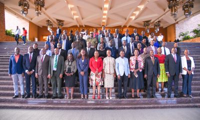 Members of the University Council together with Management in a group photo at consultative meeting towards the formulation of the University’s Strategic Plan 2025/2026–2029/2030.