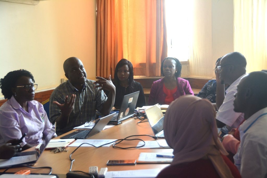 A section of CoVAB staff who were at the meeting deliberated on the potential partnership