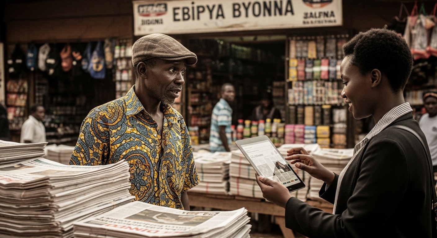 From Print to Digital: A Historical-Political Economy Narrative of the Emergence and Adoption of ePapers in the Ugandan Press. Photo: ImageFX