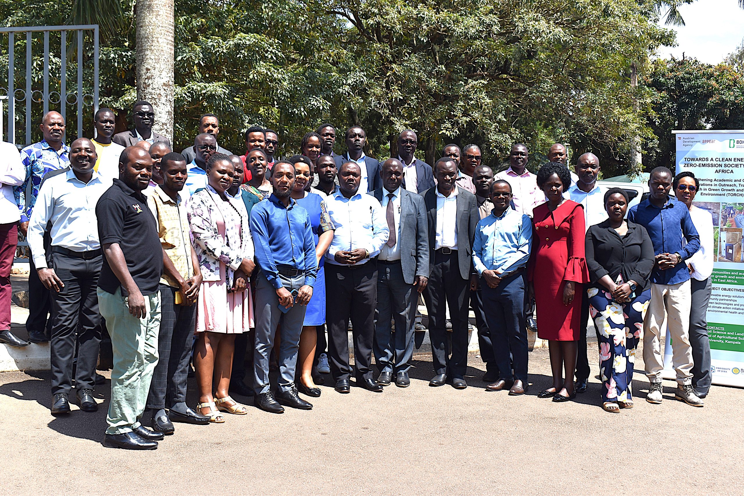 Some of the stakeholders and Makerere staff that participated in a workshop.
