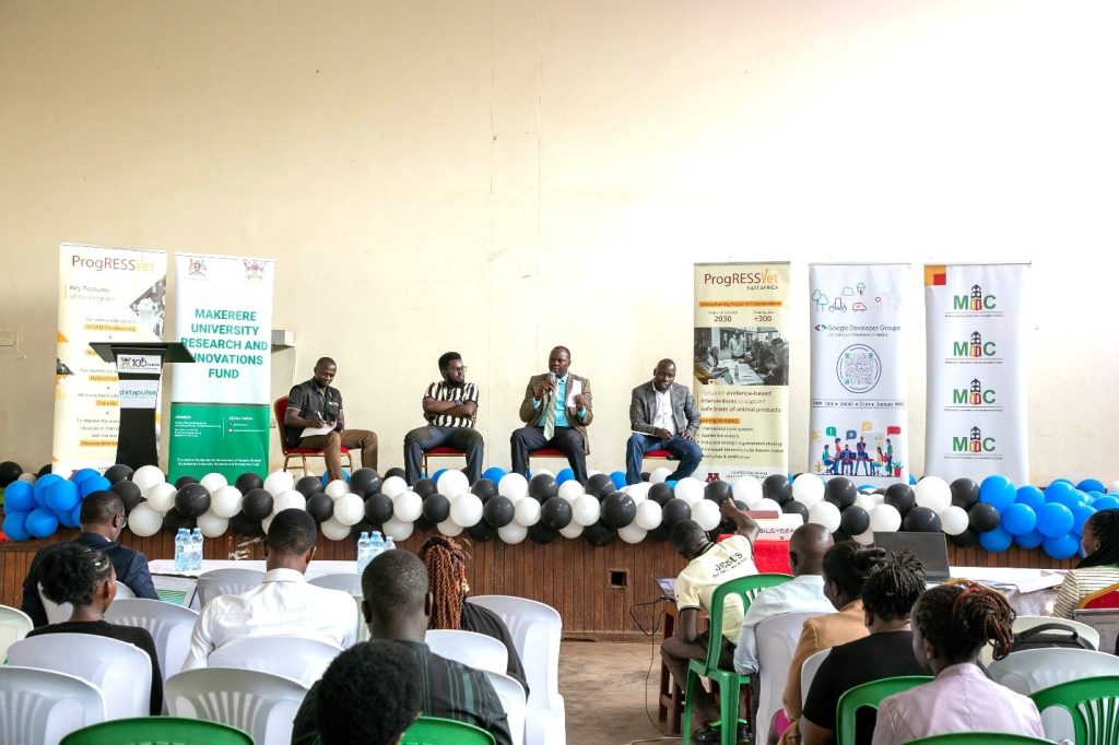 Panelists at the event gave students insights into the world of work beyond lab coats
