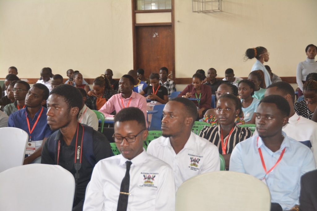 A section of the student leaders behind the successful organization of the event