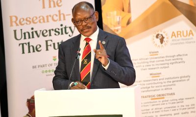 Prof. Barnabas Nawangwe addresses the 5th ARUA Biennial Conference Opening Ceremony. The Minister for Science, Technology and Innovation Information, Hon. Dr. Monica Musenero Masanza has officially opened the 5th African Research Universities Alliance (ARUA) Biennial International Conference on Research, Innovation and Artificial Intelligence, held on October 29, 2025 hosted by Makerere University, Kampala Uganda, East Africa.