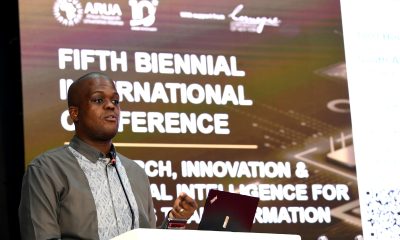 Prof. Vukosi Marivate delivers the Third Keynote Address on Day 2 of the 5th ARUA Biennial International Conference on 30th October 2025. Day 2 of the 5th African Research Universities Alliance (ARUA) Biennial International Conference on Research, Innovation and Artificial Intelligence, October 30, 2025 hosted by Makerere University, Kampala Uganda, East Africa.