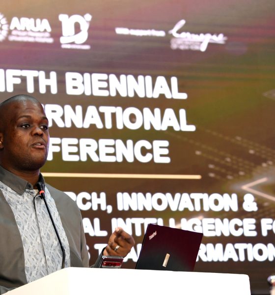 Prof. Vukosi Marivate delivers the Third Keynote Address on Day 2 of the 5th ARUA Biennial International Conference on 30th October 2025. Day 2 of the 5th African Research Universities Alliance (ARUA) Biennial International Conference on Research, Innovation and Artificial Intelligence, October 30, 2025 hosted by Makerere University, Kampala Uganda, East Africa.
