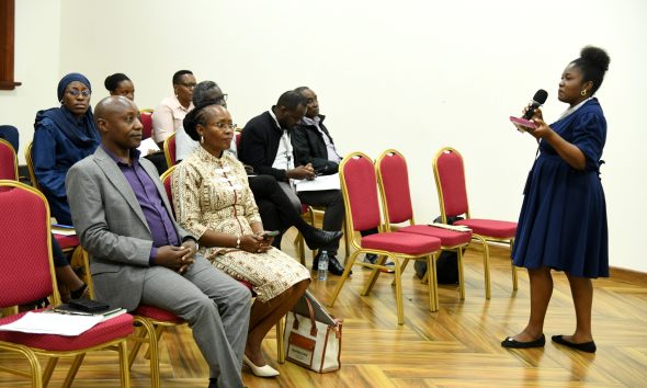Prof. Sarah Ssali (2nd Left) flanked by Prof. Eddy Walakira and other participants during the parallel session on Techno-Colonialism on 31st October 2025. Webinar on TECHNO-COLONIALISM: Decolonising AI for Africa's Transformation, Day 3 of the 5th African Research Universities Alliance (ARUA) Biennial International Conference on Research, Innovation and Artificial Intelligence, October 31, 2025 hosted by Makerere University, Kampala Uganda, East Africa.