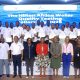 Prof. Sarah Ssali and Prof. Gorettie Nabanoga with participants at the certificate award ceremony on 3rd October 2025. Successful completion of training of the third cohort of the Conrad N. Hilton Africa Water Quality Testing Fellowship by Department of Agricultural and Biosystems Engineering, College of Agricultural and Environmental Sciences (CAES), Makerere University, Kampala Uganda, East Africa on 3rd October 2025.