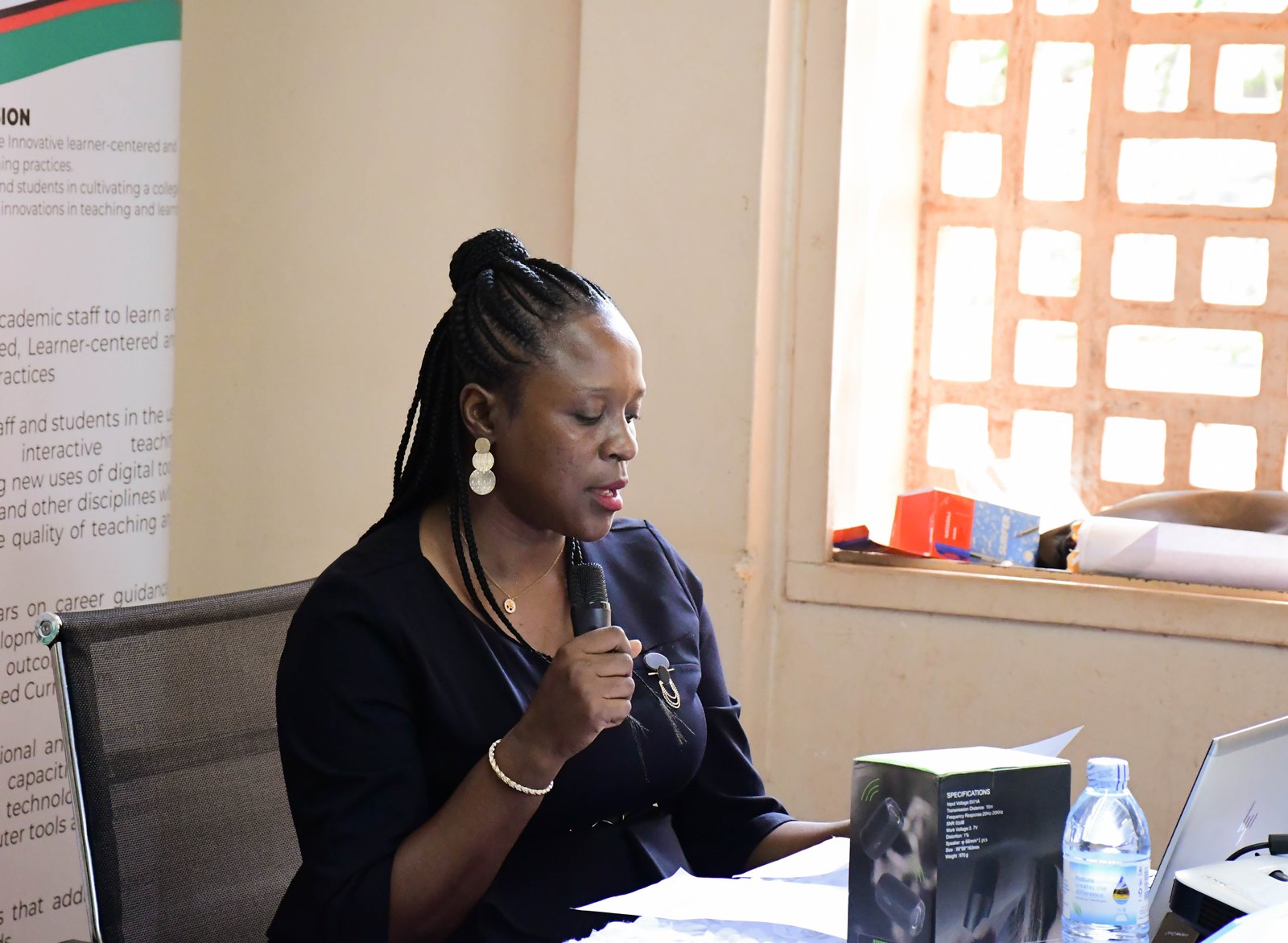 Dr. Dorothy Sebbowa, Director, MakCEES Centre for Teaching and Learning Support. Staff and students tipped on Building Wealth, Securing the Future, Smart Investment and Retirement Strategies by Mr. Sulaiman Kiggundu, the Director-Budget Office at the Parliament of Uganda, 16th October 2025, Makerere University, Kampala Uganda, East Africa.