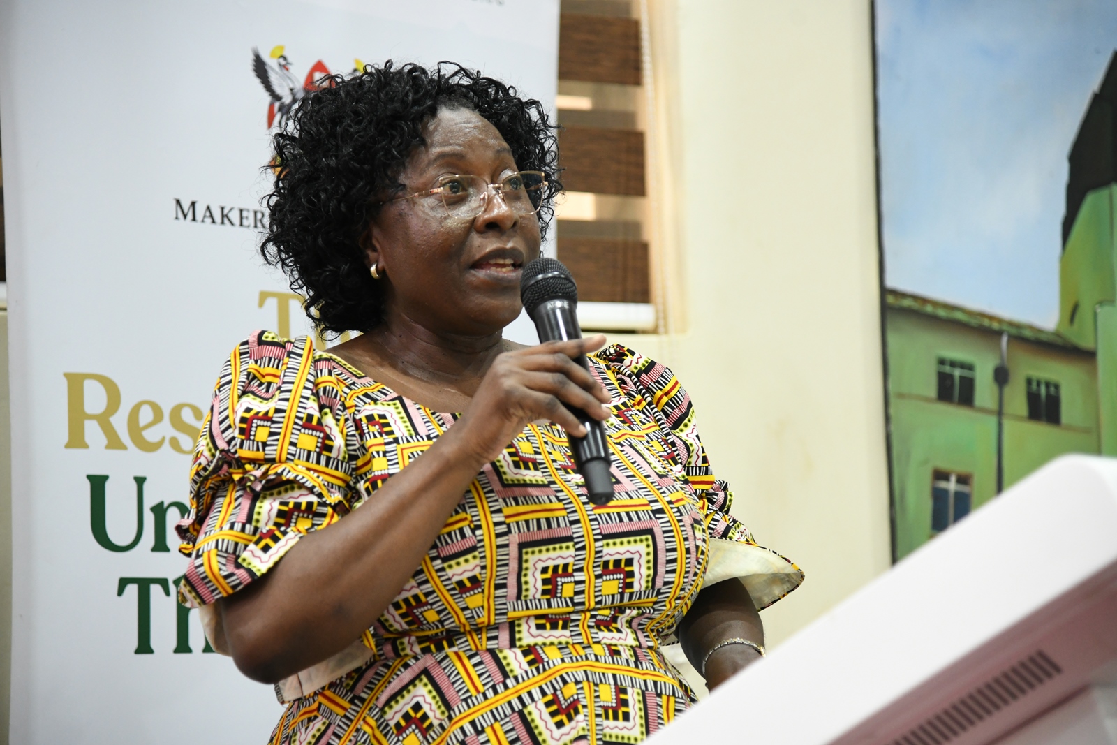 Prof. Sarah Kiguli. Makerere University, through the College of Health Sciences (CHS), hosted the Sickle Cell Disease Stakeholders’ Engagement Meeting organized by the Center of Excellence for Sickle Cell Disease and Neglected Tropical Diseases, in partnership with Enhancing Research Capacity for Sickle Cell Disease and Related Non-Communicable Diseases Across the Lifespan in Uganda (ENRICH) and the Sickle Pan Africa Research Consortium (SPARCo), 24th October 2025, MakSPH Auditorium, Kampala Uganda, East Africa.
