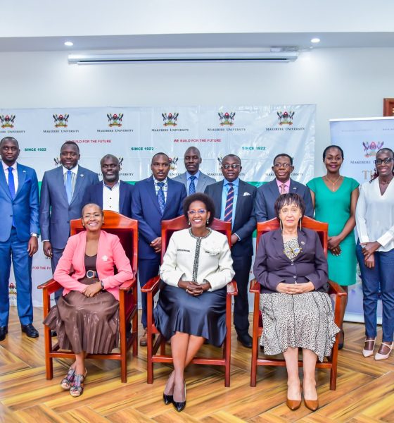 Seated: Mrs. Lorna Magara (Centre) with Prof. Sarah Ssali (Left) and Dr. Margaret J. Kigozi (Right) with other officials (Standing) after inauguration of the 3rd MakEF Board on 23rd October 2025. The 3rd Board of Trustees of the Makerere University Endowment Fund (MakEF) officially inaugurated by Mrs. Lorna Magara, Chairperson of the University Council, 23rd October 2025, Council Room, Kampala Uganda, East Africa.