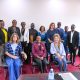 Seated: Prof. Sarah Ssali (C), Dr. Dinie Bouwman (L) and Dr. Anita Veltmaat (R) with teams from Makerere University and the University of Groningen during the meeting on 7th October 2025. Strategic meeting between Makerere University and the University of Groningen, Netherlands to move beyond existing collaborations and formalize a new Double Doctorate (PhD) program, 7th October 2025, Main Building, Kampala Uganda, East Africa.