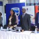 Left to Right: Prof. Sarah Ssali, Mrs. Lorna Magara, Dr. Michael Kizito and Mr. Mark Lotukei at the presentation of MURBS FY2024/2025 performance on 21st October 2025. Makerere University Retirement Benefit Scheme (MURBS) presents performance of Financial Year 2024/2025 to the sponsor, the University Council and other stakeholders, 21st October 2025, Telepresence Centre, Senate building, Kampala Uganda, East Africa.