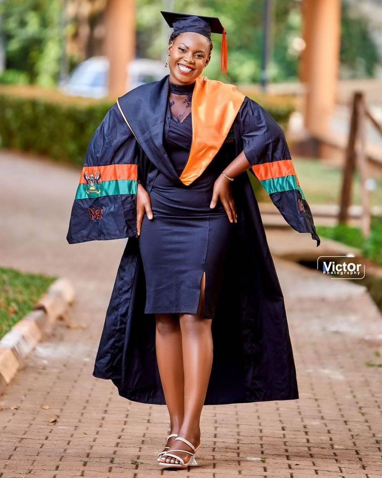 Akwara Malvin on her graduation Day in January 2023. Impact Stories: Meet Malvin Akwara, a Mastercard Foundation Scholars Program alumnus, who is dedicated to promoting inclusive education, October 2025, Makerere University, Kampala Uganda, East Africa.