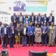 Group Photo of Minister with the ORTAChI Research Chairs. O.R. Tambo Africa Research Chairs Initiative (ORTARChI) Annual Gathering held 27th-28th October 2025 at Makerere University, Kampala Uganda, East Africa with Chief Guest, Hon. Dr. Monica Musenero.