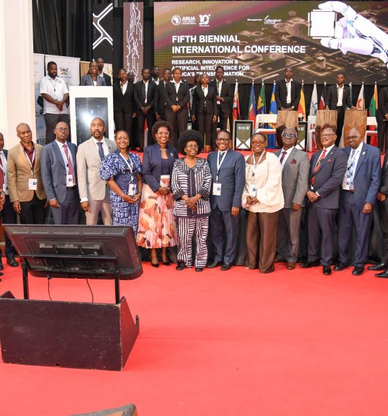 The Minister for Science, Technology and Innovation Information, Hon. Dr. Monica Musenero Masanza has officially opened the 5th African Research Universities Alliance (ARUA) Biennial International Conference on Research, Innovation and Artificial Intelligence, held on October 29, 2025 hosted by Makerere University, Kampala Uganda, East Africa.