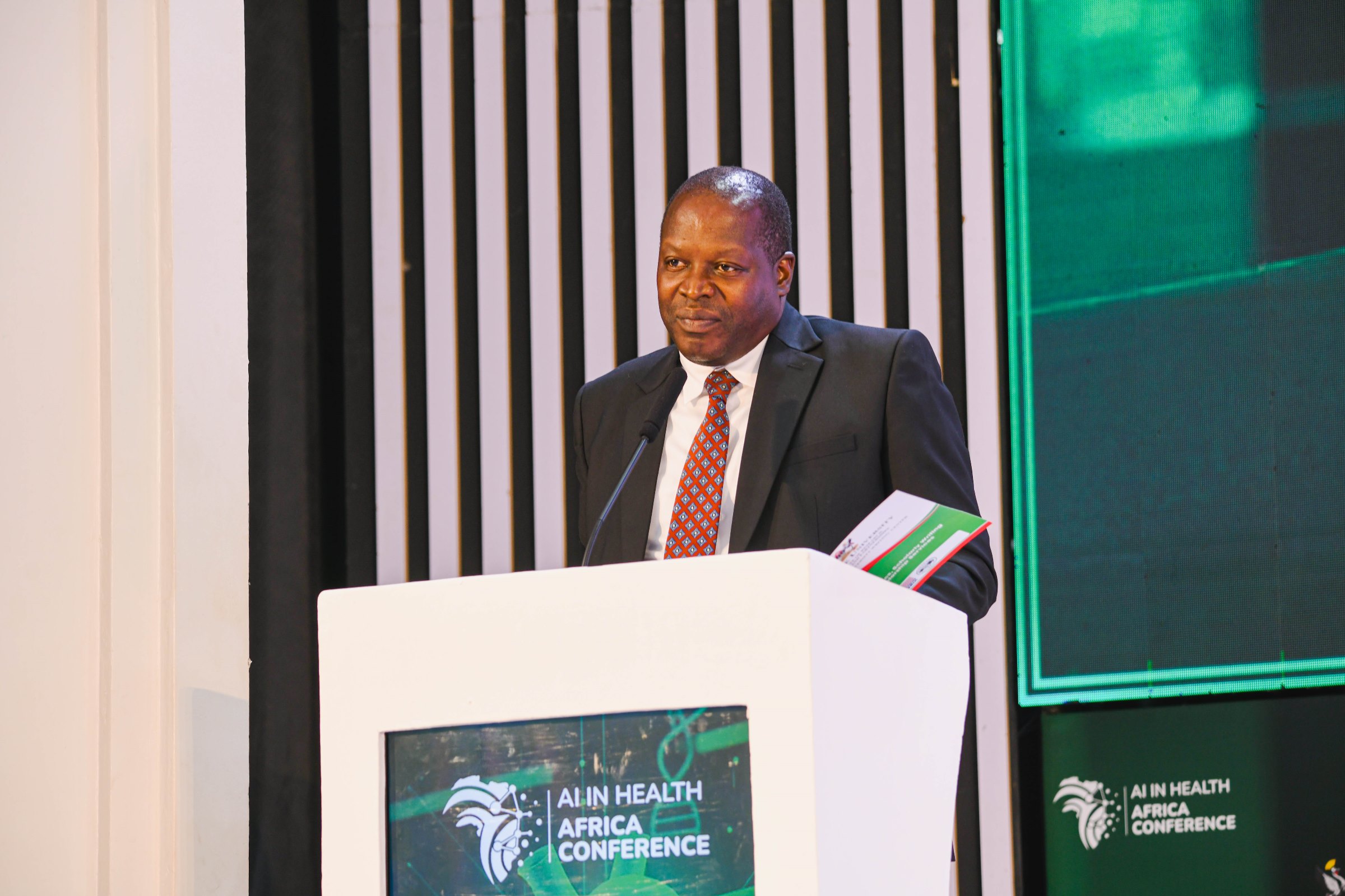 Prof. Tonny Oyana. 2nd Artificial Intelligence (AI) in Health Africa Conference under theme “Setting AI for Sustainable and Inclusive Health Systems in Africa”, Opening Ceremony 6th November 2025, Main Hall, Makerere University, Kampala Uganda, East Africa.