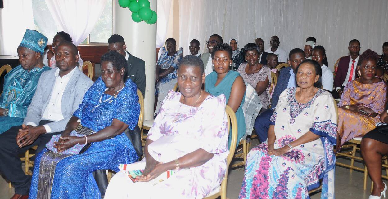 A section of parents during the graduation ceremony. College of Computing and Information Sciences (CoCIS) graduates 71 students under Phase 2 of the e-VBAB Project, a collaboration between Amity University in India and Makerere University, presided over by Principal Prof. Tonny Oyana on behalf of the Vice Chancellor, Block B CoCIS, 21st November 2025, Kampala Uganda, East Africa.