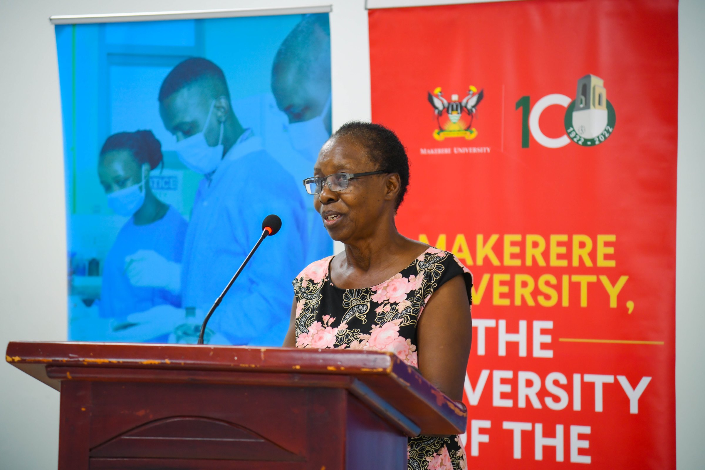 Prof. Harriet Mayanja-Kizza. Makerere University Infectious Diseases Institute (IDI) unveils second cohort of PhD Fellows and launch of Sewankambo Training Program for Global Health Security, 27th November 2025, Makerere University, Kampala Uganda, East Africa.
