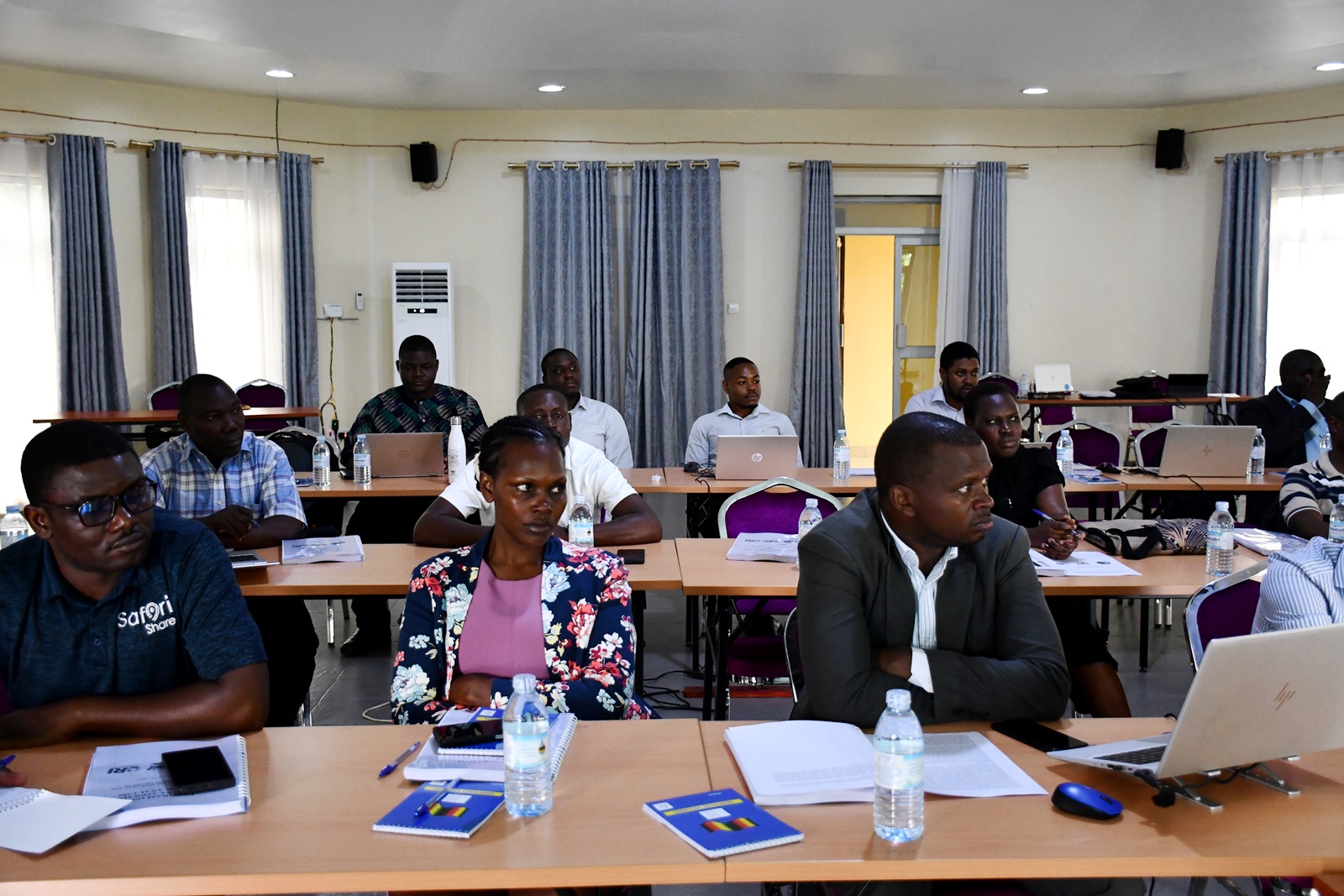 A section of KCCA officials. Public Investment Management Centre of Excellence (PIM CoE), College of Business and Management Sciences (CoBAMS) Makerere University, Kampala Uganda, East Africa, two-week specialized training in Financial Appraisal and Risk Analysis for officials from the Kampala Capital City Authority (KCCA) 17th-28th November 2025, Official opening on 17th November 2025 in Jinja.