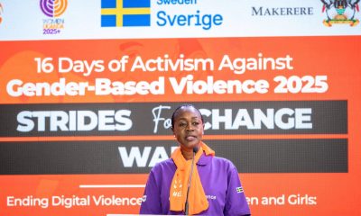 Dr. Winifred Kabumbuli represented the Vice Chancellor. Makerere University in partnership with Embassy of Sweden in Uganda and UNFPA in Uganda hosted the "Strides for Change" Activism walk and official unveiling of the 2025 16 Days of Activism campaign on Monday 24th November, 2025.