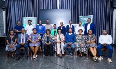 Dr. Nansozi K. Muwanga (4th left) with some JNLC staff members, Facilitators, Adjudicators and the Alumni who pitched their community innovation projects, pose for a group photo on 17th November 2025 at Fairway Hotel. Julius Nyerere Leadership Centre (JNLC) at Makerere University, in partnership with the United Nations Development Programme (UNDP), two-day Community Innovation Showcase and Alumni Workshop on 17th November 2025, Fairway Hotel, Kampala Uganda, East Africa. An event dedicated to strengthening alumni-led community transformation across Uganda.