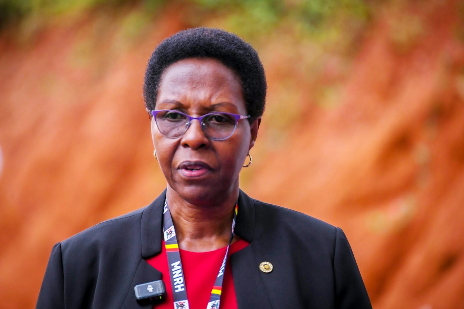 Dr. Rosemary Byanyima. Makerere University Lung Institute (MLI) Expansion Project (MEP) site handover to CK Associates on 4th November 2025, Mulago Hill, Kampala Uganda, East Africa.