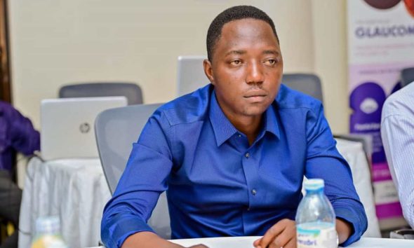 Dr. Ekwaro attending a capacity building workshop to enhance his skills at Mengo Hospital. Impact Stories: Dr Ekwaro Ronald, Mastercard Foundation Scholars Program alumnus, Optometrist, committed to enhancing eye health in Uganda. He plans to establish the country's first Myopia Control Centre, dedicated to safeguarding the eye health of young people in Uganda and neighbouring nations, November 2025, Makerere University, Kampala Uganda, East Africa, November 2025, Kampala Uganda, East Africa.